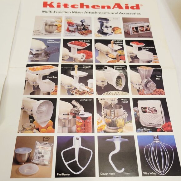 Vtg 1994 KitchenAid Countertop Collection Attachments Accessories Order Form - Picture 2 of 5